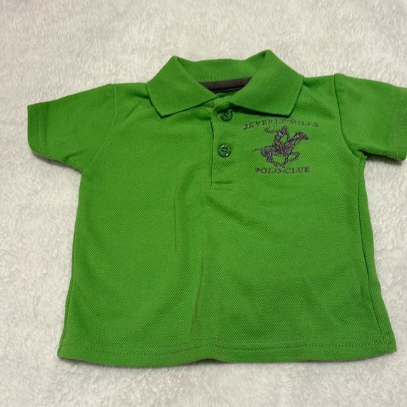 Beverly Hills Polo Club Other - Beverly Hills polo club green 3-6 months collared polo! Adorable and very soft